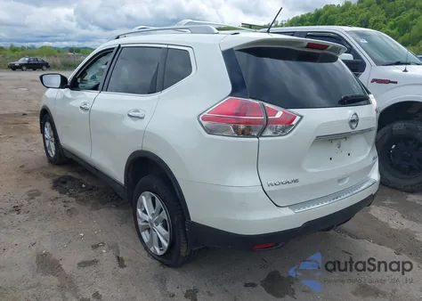 2016 Nissan Rogue Sv z USA, uszkodzony, nr VIN 5N1AT2MV0GC874995